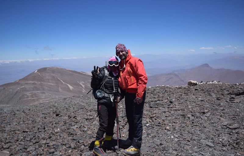 Nevado de Chañi ascent. From Moreno by the west route